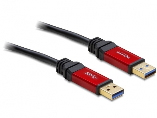 Kabel USB 3.0 A Stecker > USB 3.0 A Stecker Premium Delock