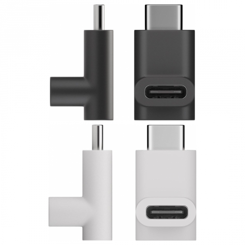 USB-C 3.0 Adapter, C Buchse – Stecker, oben/unten gewinkelt