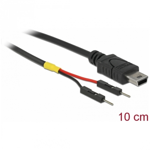Kabel Mini USB Typ B Stecker  2x Pfostenstecker einzeln zur Stromversorgung