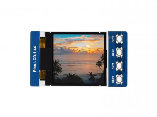 1,44 Zoll LCD Display Modul für Raspberry Pi Pico, 65K Farben, 128×128, SPI