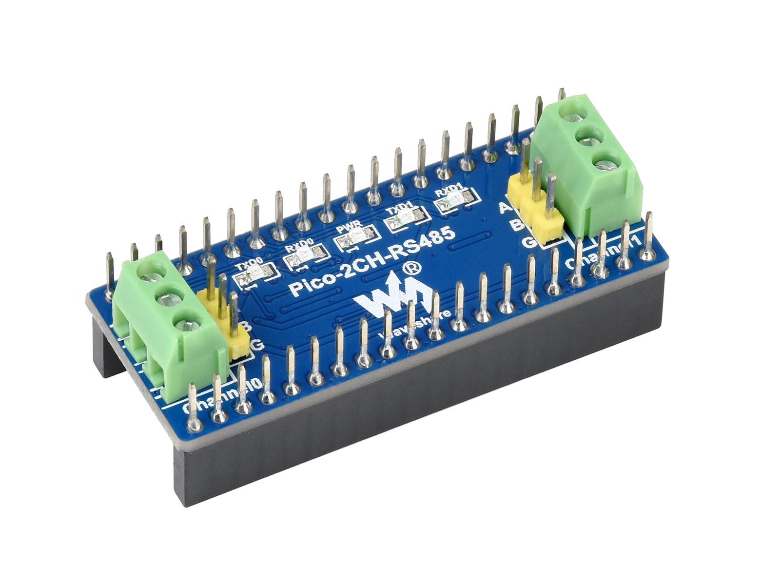 2-Kanal RS485 Modul für Raspberry Pi Pico, SP3485 Transceiver