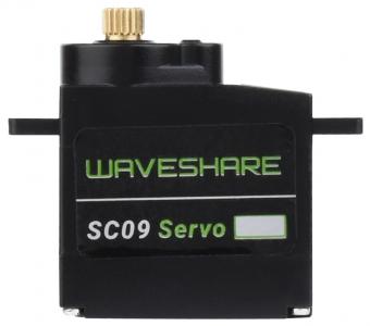 Waveshare 2.3kg.cm Serieller Bus-Servo SC09, 300 Drehwinkel, Zwei-Wege-Feedback, 6V