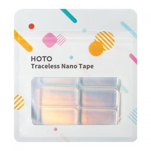 HOTO Traceless Nano Tape, rckstandsfrei ablsbares doppelseitiges Klebeband, quadratisch, 24 Stck