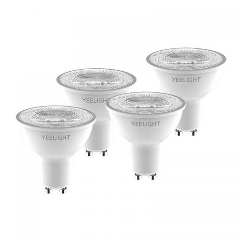 Yeelight Smart Bulb W1, Smarte LED Lampe, GU10, 2700K, dimmbar, WLAN, 4 Stck
